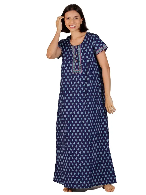 Evolove_Women's_Cotton_Long_Maxi_Night_Gown_Nighty_Dress_with_Pocket_&_Stylish_Button,_Super_Soft_Comfortable