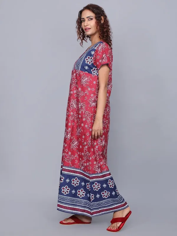 Evolove_Women's_Cotton_Long_Maxi_Night_Gown_Nighty_Dress_with_Pocket_&_Stylish_Button,_Super_Soft_Comfortable_(LNG-Button)