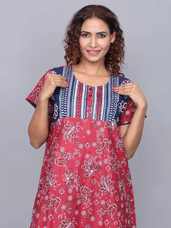 Evolove_Women's_Cotton_Long_Maxi_Night_Gown_Nighty_Dress_with_Pocket_&_Stylish_Button,_Super_Soft_Comfortable_(LNG-Button)