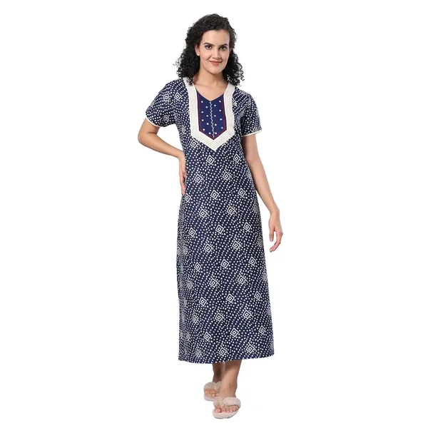 Royal_Blue_Cotton_Supersoft_With_Beautiful_Embroidery_Long_Maxi_Night_Gown