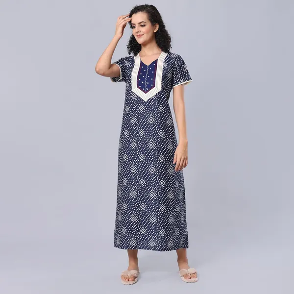 Royal_Blue_Cotton_Supersoft_With_Beautiful_Embroidery_Long_Maxi_Night_Gown