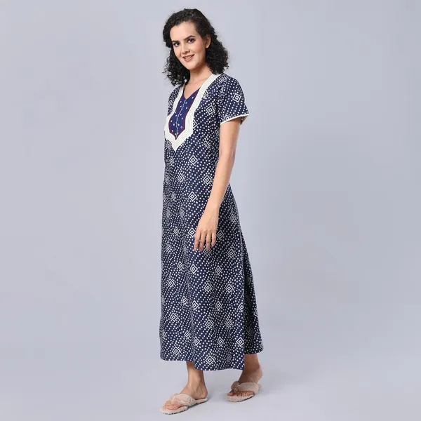 Royal_Blue_Cotton_Supersoft_With_Beautiful_Embroidery_Long_Maxi_Night_Gown