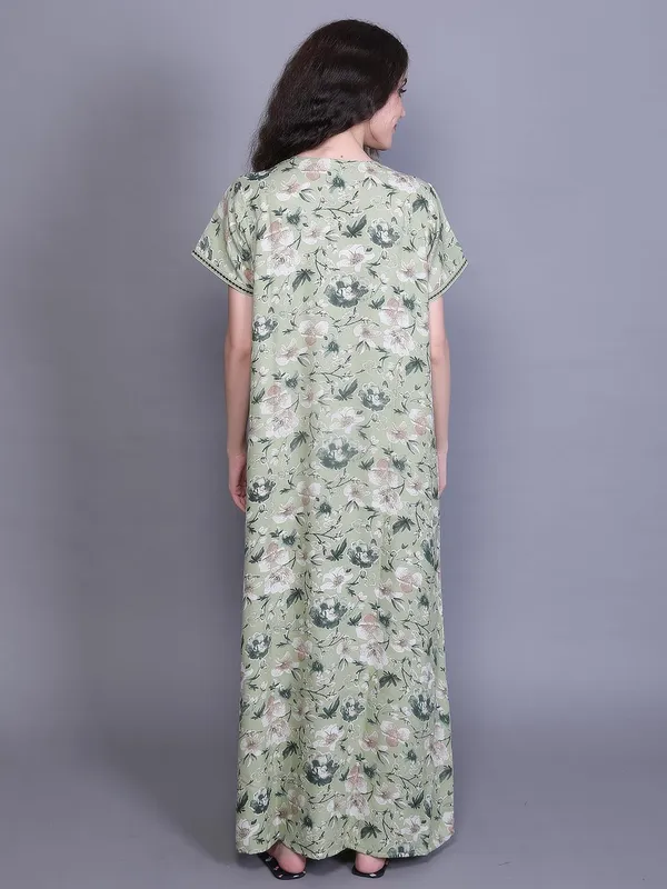 Pista_Cotton_Maxi_Nighty_|_Round_Neck_Printed_Short_Sleeves_Full_Length_Night_Gown