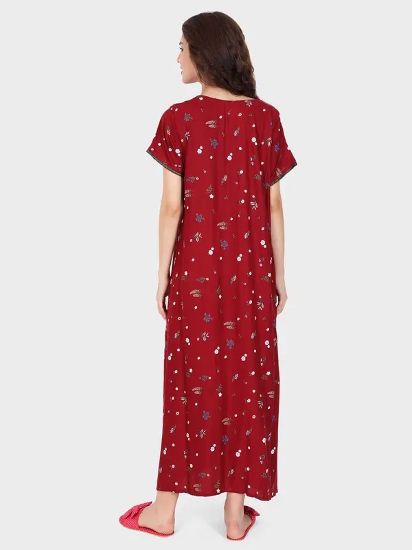 Evolove_Women's_Viscose_Liva_Long_Maxi_Night_Gown_Nighty_Dress_with_Pocket_&_Zipper,_Super_Soft_Comfortable_(LNGRY-Zipper)