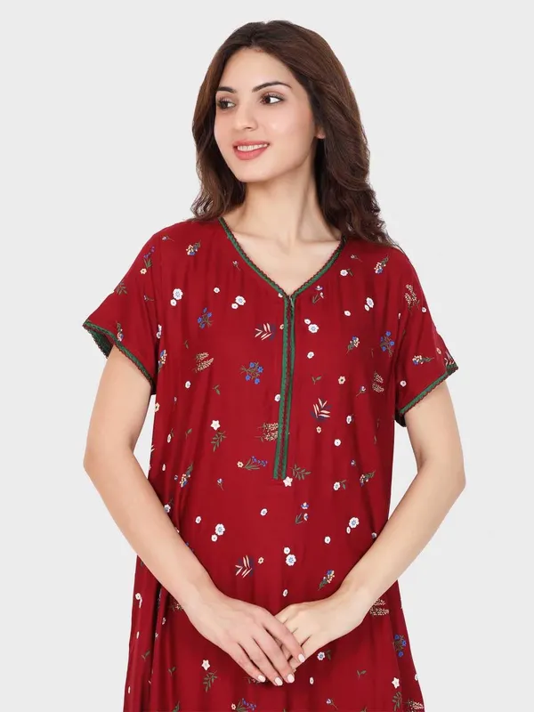Evolove_Women's_Viscose_Liva_Long_Maxi_Night_Gown_Nighty_Dress_with_Pocket_&_Zipper,_Super_Soft_Comfortable_(LNGRY-Zipper)