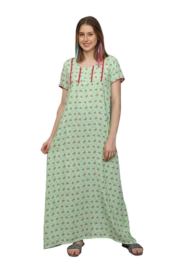 Evolove_Women'S_Viscose_Liva_Long_Maxi_Night_Gown_Nighty_Dress_With_Pocket,_Super_Soft_Comfortable_(Pista,_Lngry3168Ps-S)