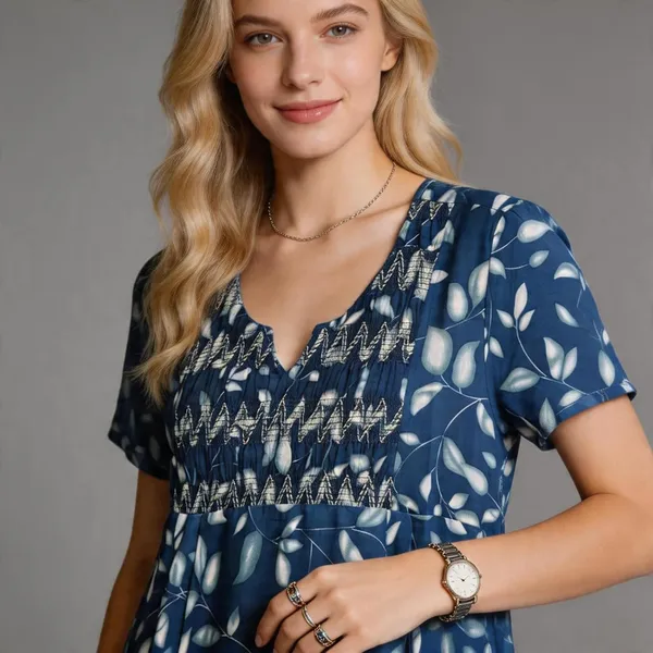 Evolove_Women's_Smoking_Rayon_Nighty_|_Printed_Full_Length_Maxi_Night_Gown_|_Soft_&_Breathable_Lounge_Wear_|_Short_Sleeve_Round_Neck_Nightdress_|_Comfortable_Sleepwear_for_Daily_Use