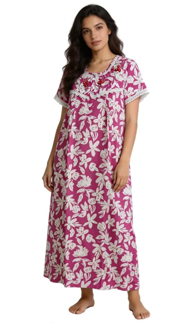Evolove_Tencel_Bamboo_Long_Nighty_Maxi_for_Women_|_Ultra-Soft,_Silky_&_Breathable_Luxury_Sleepwear_Nightgown_|_Eco-Friendly_Floral_Night_Dress_with_Minimal_Embroidery