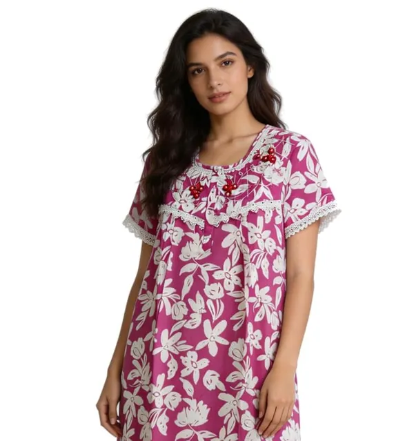 Evolove_Tencel_Bamboo_Long_Nighty_Maxi_for_Women_|_Ultra-Soft,_Silky_&_Breathable_Luxury_Sleepwear_Nightgown_|_Eco-Friendly_Floral_Night_Dress_with_Minimal_Embroidery