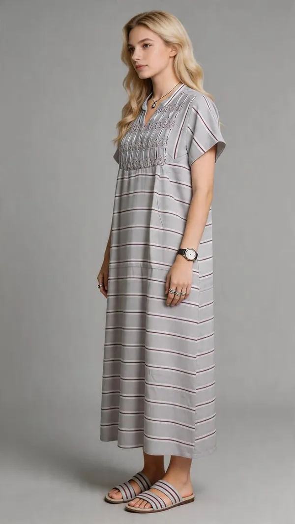 Evolove_Women's_Smoking_Rayon_Nighty_|_Printed_Full_Length_Maxi_Night_Gown_|_Soft_&_Breathable_Lounge_Wear_|_Short_Sleeve_Round_Neck_Nightdress_|_Comfortable_Sleepwear_for_Daily_Use