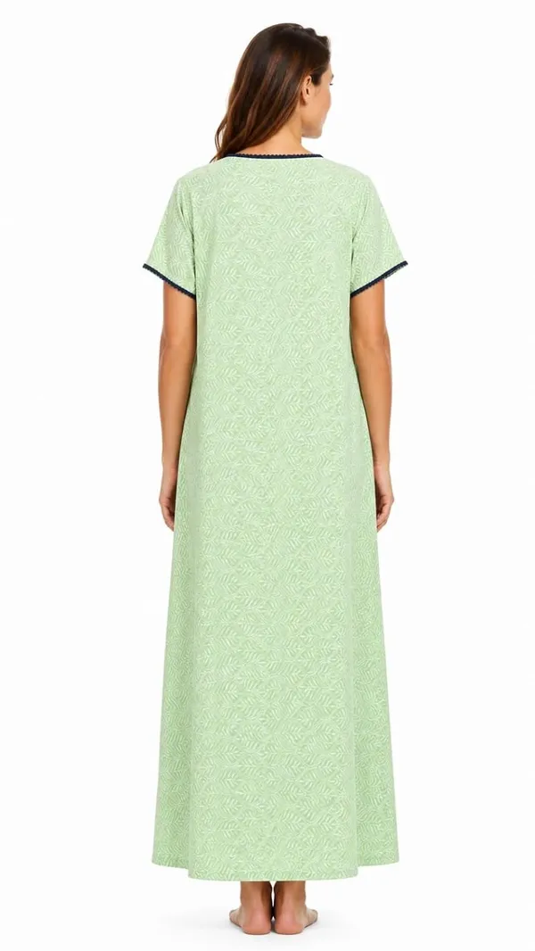 Evolove_Womens_Rayon_Arkha_with_Zipper_Nighty_|_Printed_Full_Length_Maxi_Night_Gown_|_Soft_&_Breathable_Lounge_Wear_|_Short_Sleeve_Round_Neck_Nightdress_|_Comfortable_Sleepwear_for_Daily_Use