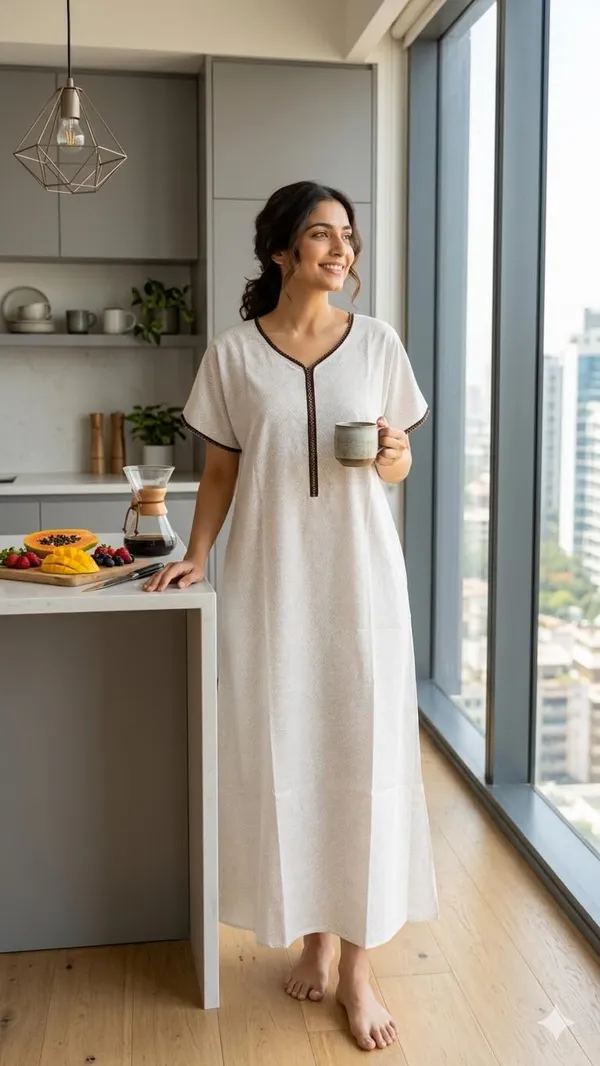 Evolove_Womens_Rayon_Arkha_Zipper_Nighty_|_Printed_Full_Length_Maxi_Night_Gown_|_Soft_&_Breathable_Lounge_Wear_|_Short_Sleeve_Round_Neck_Nightdress_|_Comfortable_Sleepwear_for_Daily_Use