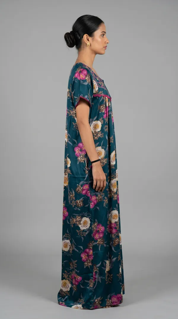 Evolove_Printed_Nighty_Maxi_for_Women_|_Alpine_Fabric_with_Side_Pocket_and_Neckline_Embroidery_|_Short_Sleeves_Full_Length_Night_Wear_Gown