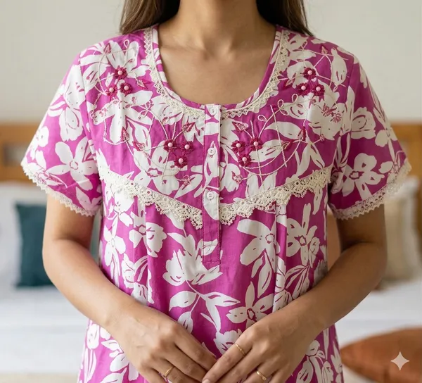 Evolove_Tencel_Bamboo_Long_Nighty_Maxi_for_Women_|_Ultra-Soft,_Silky_&_Breathable_Luxury_Sleepwear_Nightgown_|_Eco-Friendly_Floral_Night_Dress_with_Minimal_Embroidery