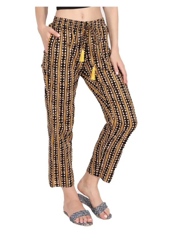Evolove_Women's_Cotton_Blue_Printed_Pajama_(Pyjama_for_Ladies)