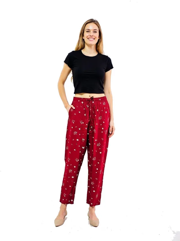Evolove_Night_Pyjama_For_Women_With_Side_Pockets_And_Adjustable_Waistband_|_Soft_Rayon_Fabric_All_Over_Printed_Loungewear_Maroon_X-Large