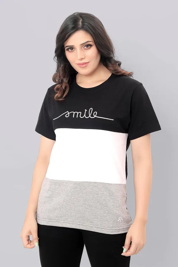 Charcoal_Black_Round_Neck_Short_Sleeves_Night_Suit_Set_|_Top_&_Pyjama_Set