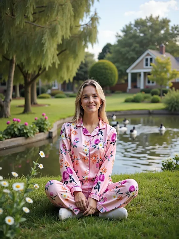 Evolove_Women'S_Satin_Pajama_&_Shirt_Set_|_Soft,_Breathable_Nightwear_With_Button-Down_Shirt_And_Comfy_Fit_Pink_X-Large