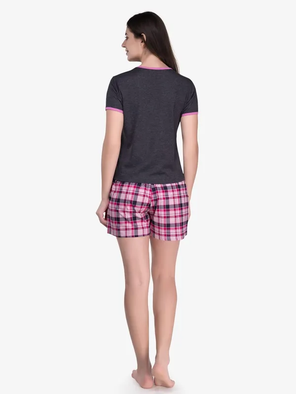 Evolove_Women_Cotton_Shorts_Nightsuit_Set