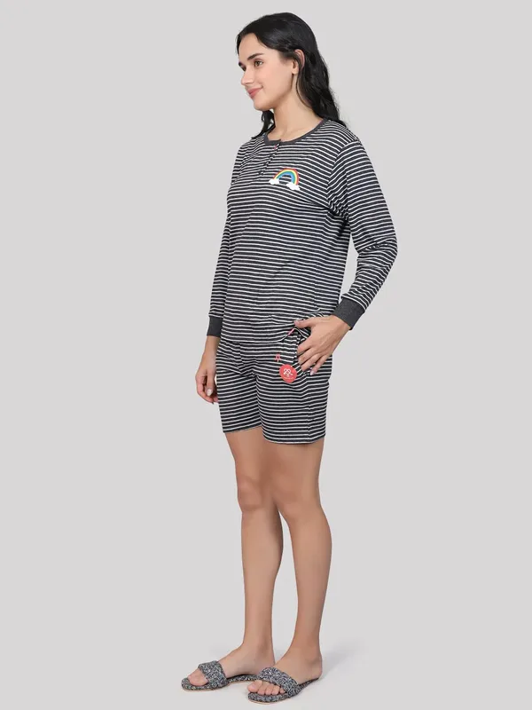 Evolove_Women_Cotton_Shorts_Night_Suit