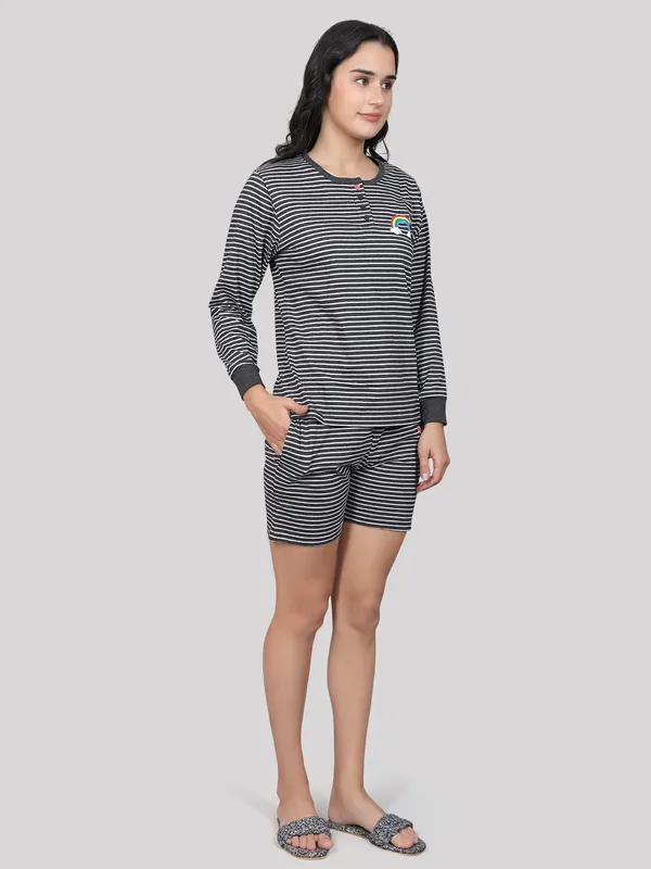 Evolove_Women_Cotton_Shorts_Night_Suit