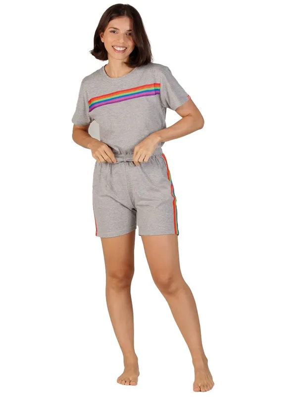 Evolove_Women_Cotton_Shorts_Nightsuit_Set