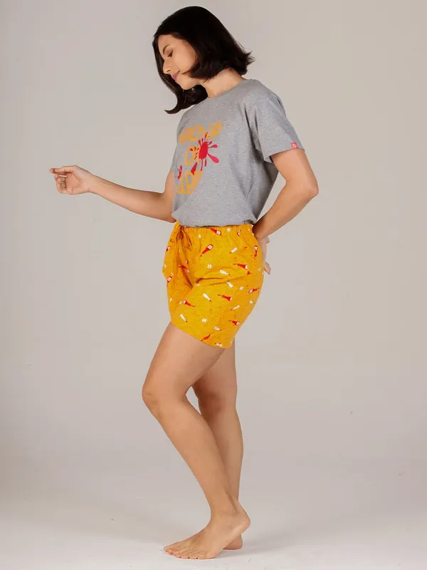 Evolove_Women_Cotton_Shorts_Nightsuit_Set