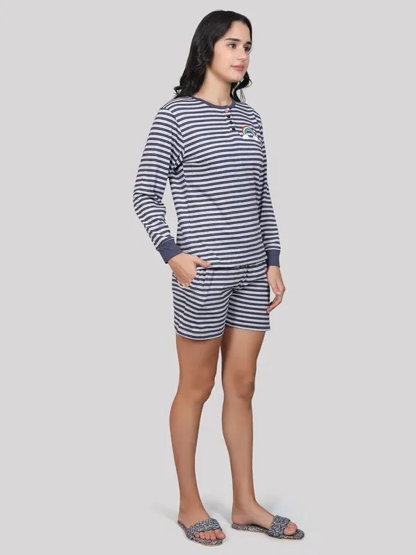 Evolove_Women_Cotton_Shorts_Night_Suit