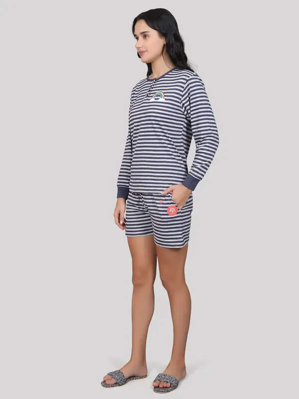 Evolove_Women_Cotton_Shorts_Night_Suit