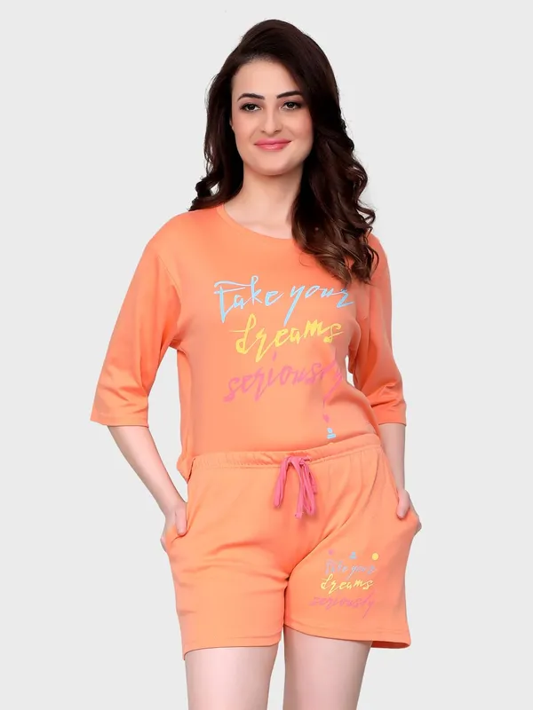 Evolove_Women_Cotton_Shorts_Night_Suit