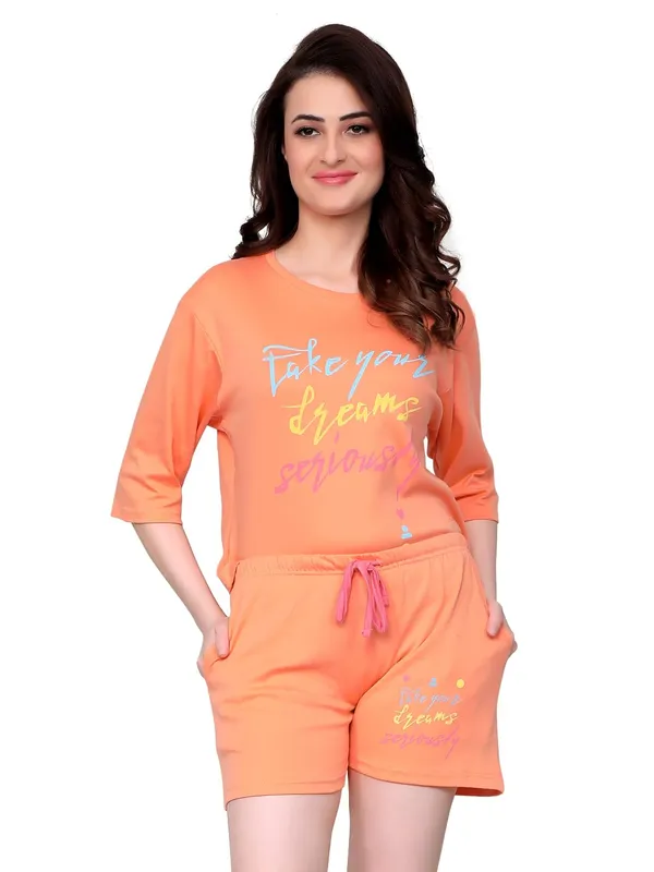 Evolove_Women_Cotton_Shorts_Night_Suit