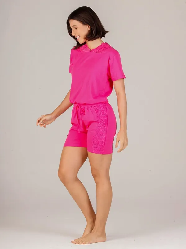 Evolove_Women_Cotton_Shorts_Nightsuit_Set