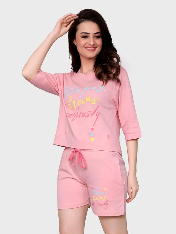 Evolove_Women_Cotton_Shorts_Night_Suit