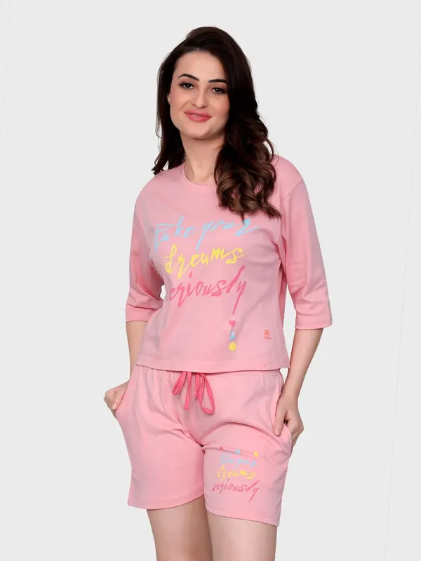 Evolove_Women_Cotton_Shorts_Night_Suit