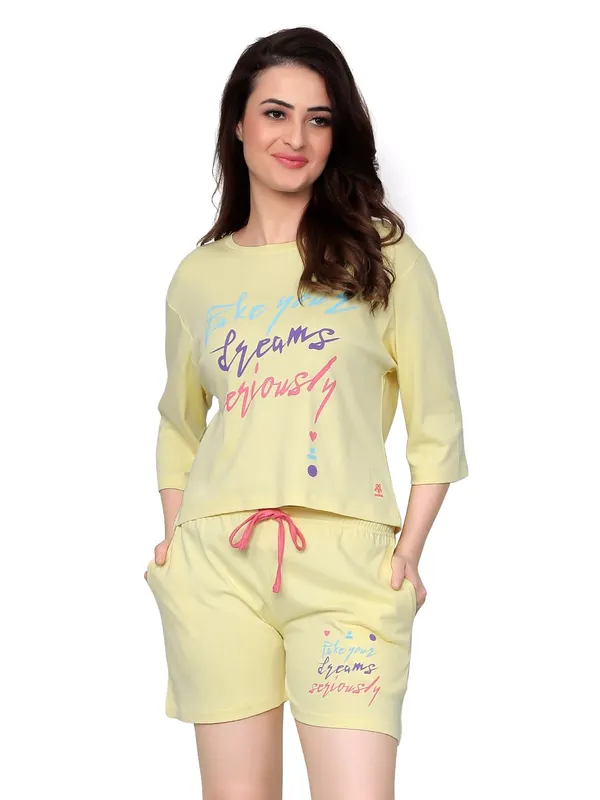 Evolove_Women_Cotton_Shorts_Night_Suit