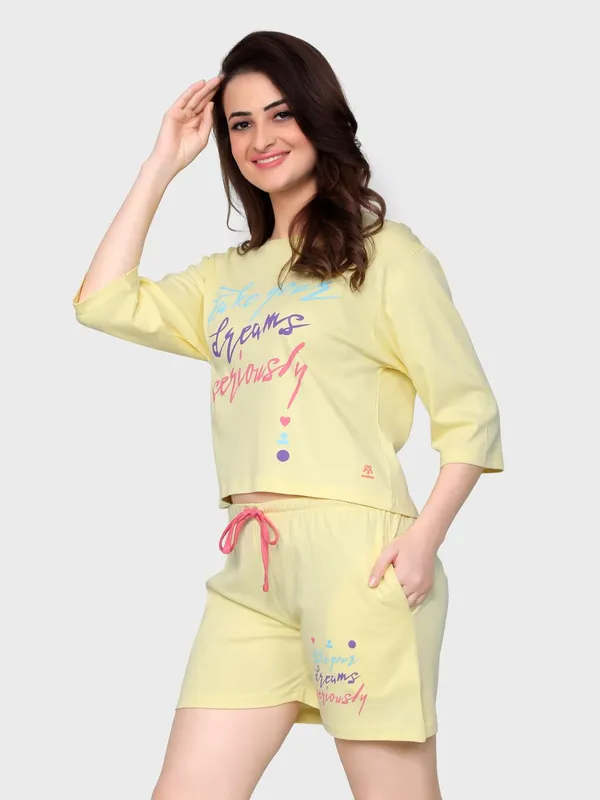 Evolove_Women_Cotton_Shorts_Night_Suit