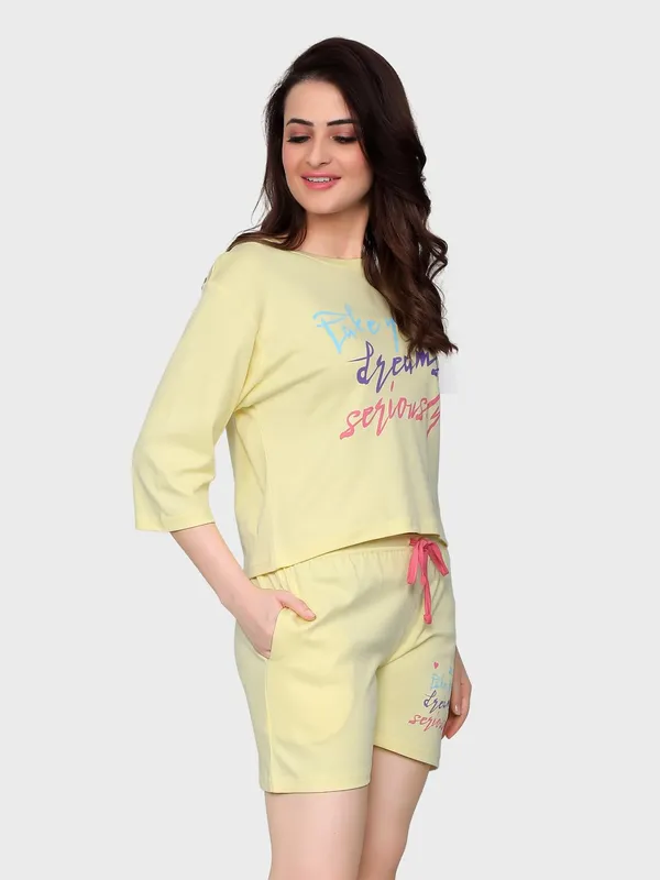 Evolove_Women_Cotton_Shorts_Night_Suit
