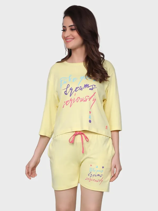 Evolove_Women_Cotton_Shorts_Night_Suit