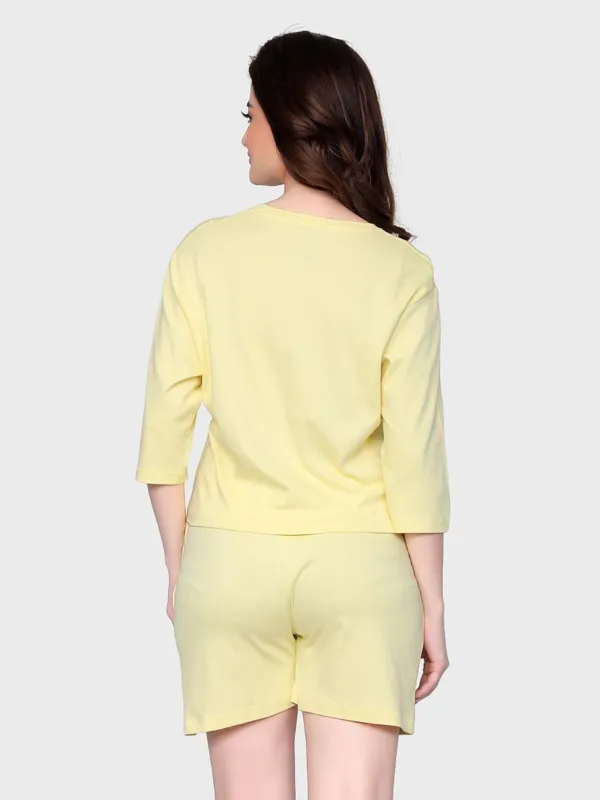 Evolove_Women_Cotton_Shorts_Night_Suit