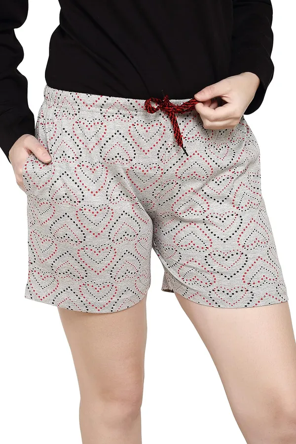 Evolove_Women_Cotton_Shorts_Night_Suit