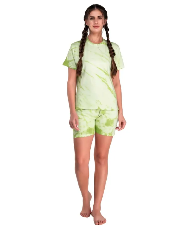 Evolove_Women_Night_Suit_Set/Top_Short_Set