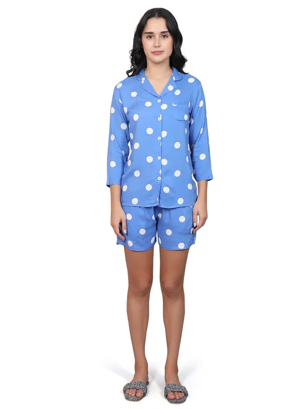Evolove_Women_Viscose_Blend_Liva_Shorts_Night_Suit