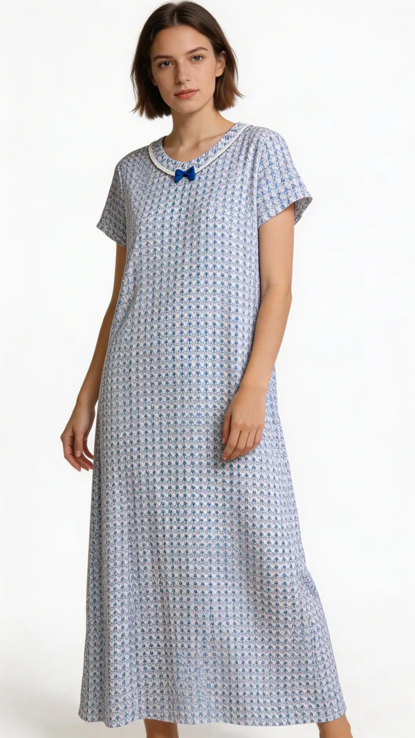 Evolove_X_Venus™_Premium_Viscose_Long_Nighty_for_Women_|_Ultra_Soft_Breathable_Sleepwear_|_Elegant_Printed_Full_Length_Night_Gown_with_Lace_V-Neck_|_Lightweight_Loungewear