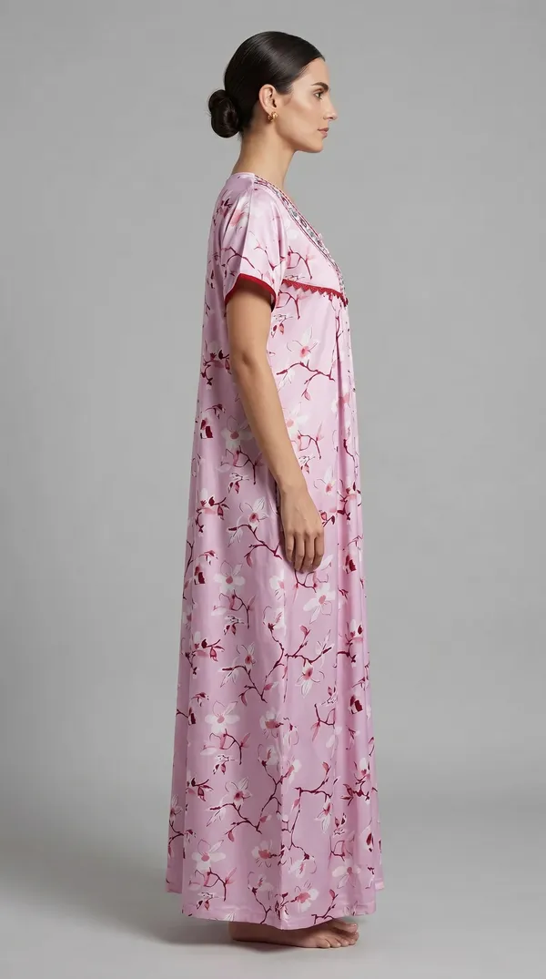 Evolove_Printed_Nighty_Maxi_for_Women_|_Alpine_Fabric_with_Side_Pocket_and_Neckline_Embroidery_|_Short_Sleeves_Full_Length_Night_Wear_Gown