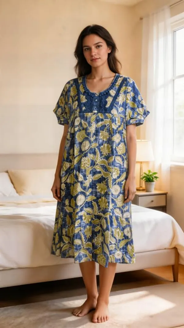 Evolove_Tencel_Bamboo_Short_Midi_Nighty_Maxi_for_Women_|_Ultra-Soft_Silky_Feel,_Breathable,_Lightweight_&_Eco-Friendly_Premium_Sleepwear_Nightgown