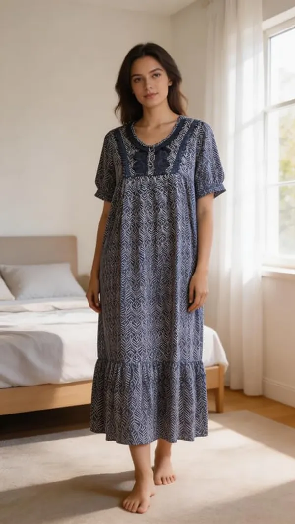 Evolove_Tencel_Bamboo_Short_Midi_Nighty_Maxi_for_Women_|_Ultra-Soft_Silky_Feel,_Breathable,_Lightweight_&_Eco-Friendly_Premium_Sleepwear_Nightgown