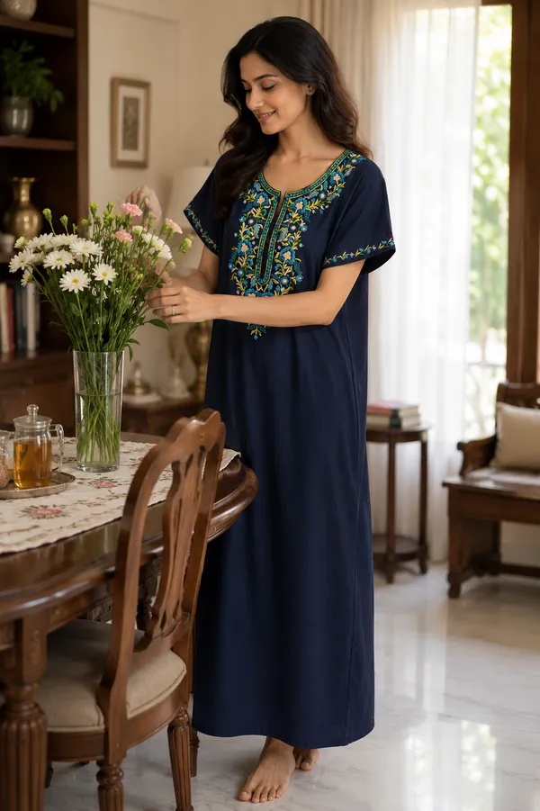 Evolove_Bizzy_Lizzy_Nighty_for_Women_|_Floral_Embroidered_Maxi_Nightgown_|_Full_Length_Sleepwear_with_Short_Sleeves_|_Super_Soft,_Super_Comfortable__Daily_Wear_&_Lounge_Wear