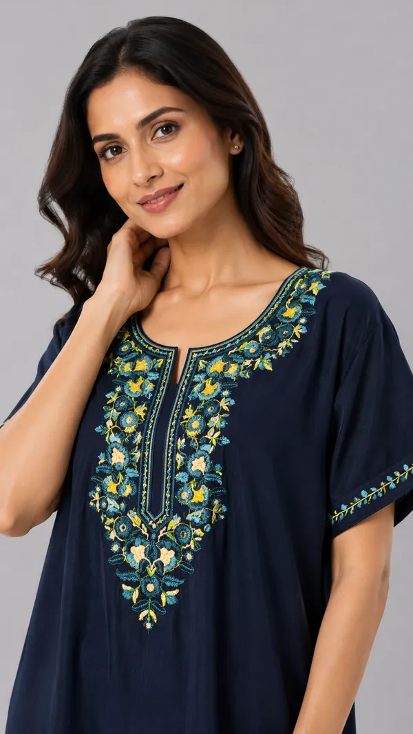 Evolove_Bizzy_Lizzy_Nighty_for_Women_|_Floral_Embroidered_Maxi_Nightgown_|_Full_Length_Sleepwear_with_Short_Sleeves_|_Super_Soft,_Super_Comfortable__Daily_Wear_&_Lounge_Wear
