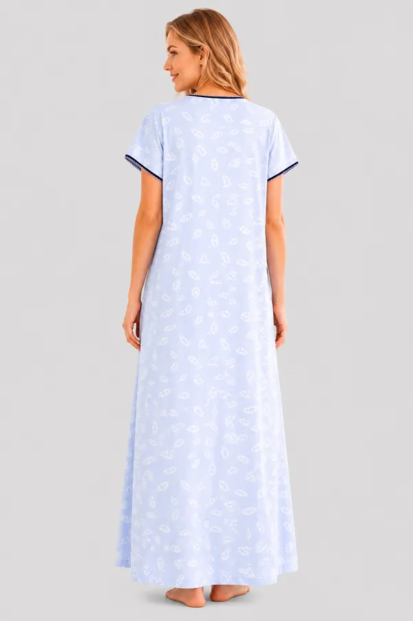 Evolove_Tencel_Bamboo_Long_Nighty_Maxi_for_Women_|_Ultra-Soft,_Silky_&_Breathable_Luxury_Sleepwear_Nightgown_|_Eco-Friendly_Floral_Night_Dress_with_Minimal_Embroidery_|_Zipper_Arkha_Style