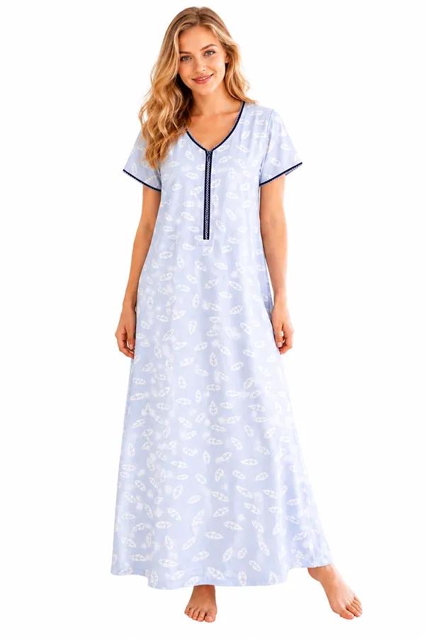 Evolove_Tencel_Bamboo_Long_Nighty_Maxi_for_Women_|_Ultra-Soft,_Silky_&_Breathable_Luxury_Sleepwear_Nightgown_|_Eco-Friendly_Floral_Night_Dress_with_Minimal_Embroidery_|_Zipper_Arkha_Style
